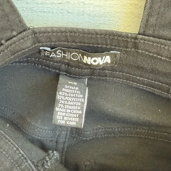 Fashion Nova Always Amy Denim Overall Skirt Dress XS - Picture 7 of 7